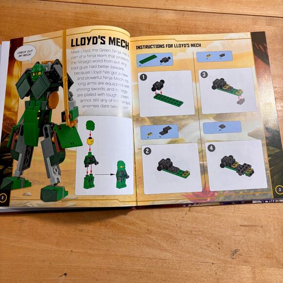 LEGO Ninjago Build Your Own Adventure by DK  Ages 6-9 Interactive BOOK ONLY - Picture 4 of 8